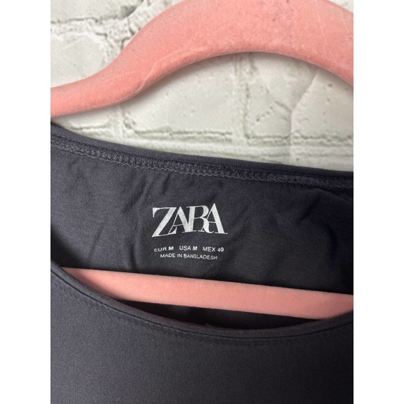 Zara Dark Light Oversized Weight T-Shirt Men's Size M - Picture 3 of 3